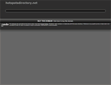 Tablet Screenshot of hotspotsdirectory.net
